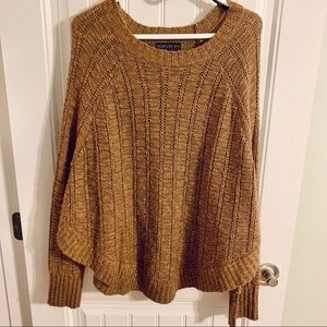 Poncho style sweater